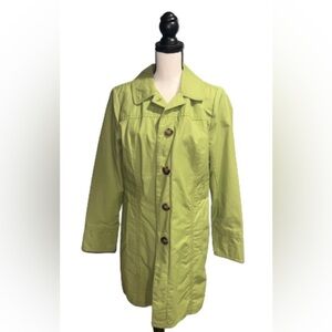 Eddie Bauer- Green collared button down Jacket